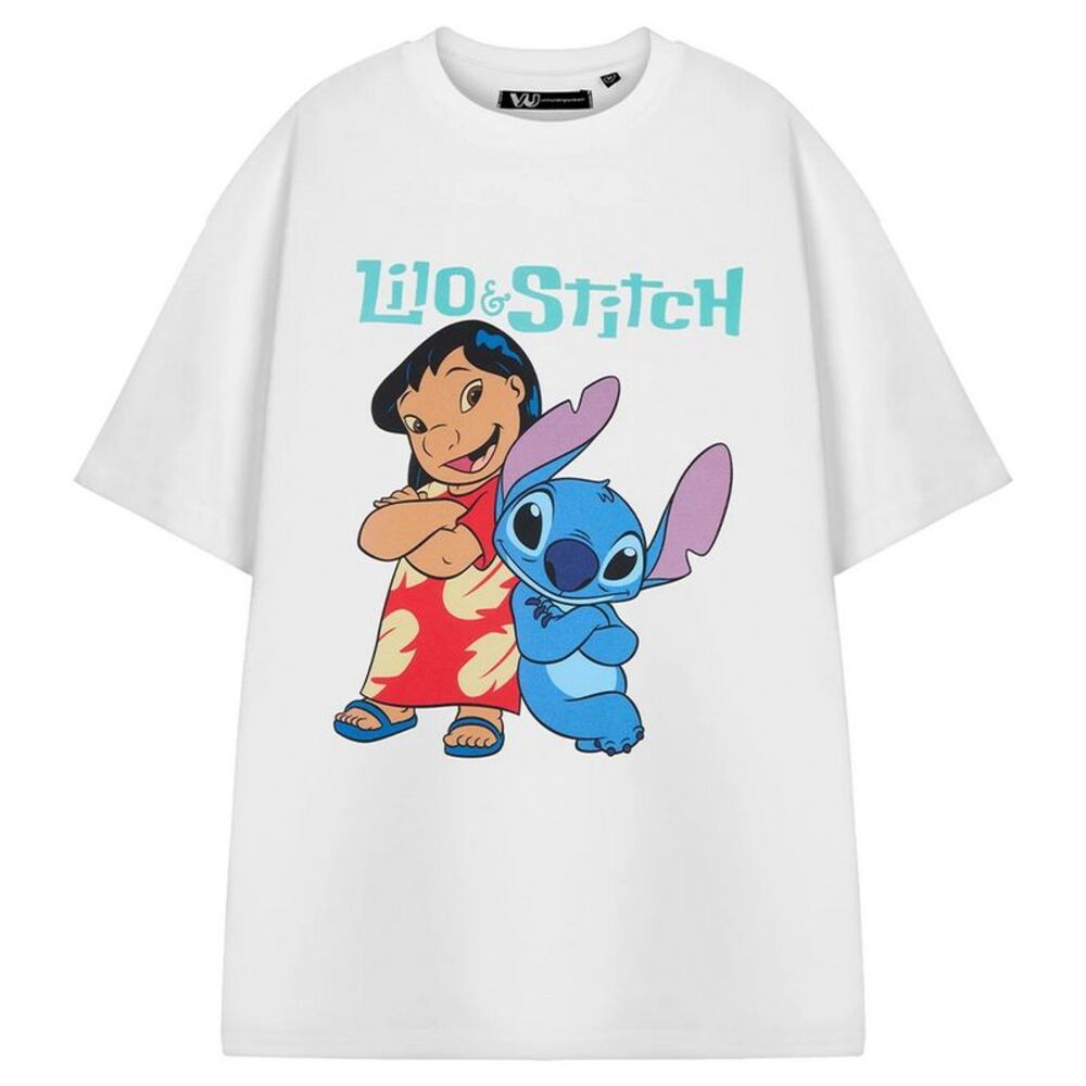 Lilo & Stitch Womens/Ladies Short-Sleeved T-Shirt / White